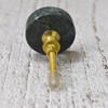 ARTISNO Round Green Marble Brass Knob | Sweater Handle |