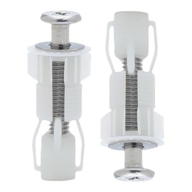 Toilet Seat Screws Replacement Kit, Bathroom Hardware Replacement, Toilet Seat Tightening Fastener for Floor Mount Fastening Replacement and Installation