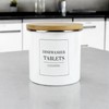 Purely Home Minimalist Range Dishwasher Tablets Storage Canister - White