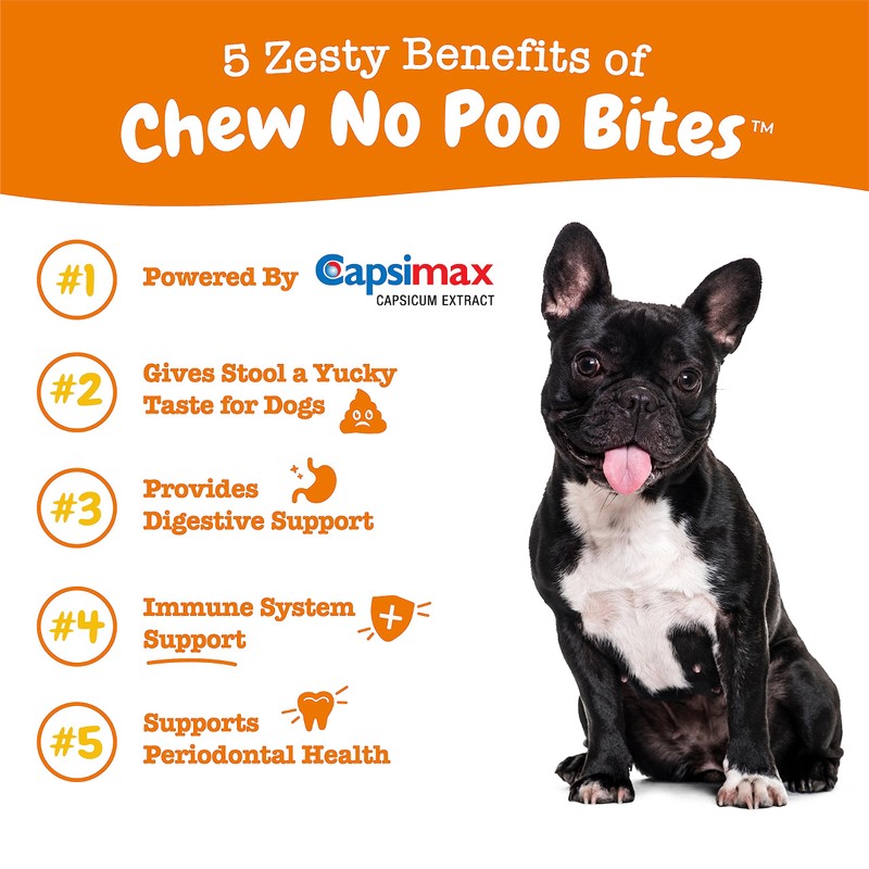 Zesty Paws Chew No Poo Bites - Hen - 90
