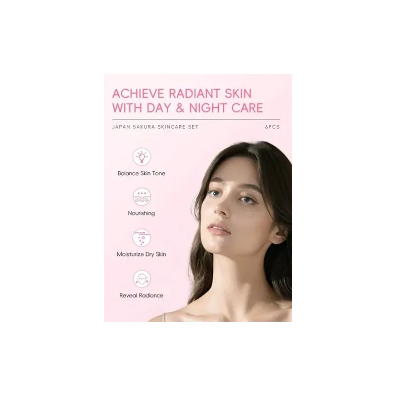 Set Skincare Japan Sakura Piel Radiante Y Joven Nuevo