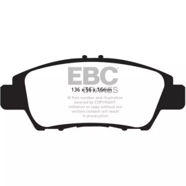 EBC DP22041 fits Honda 10+ CR-Z 1.5 Hybrid Greenstuff Front Brake Pads
