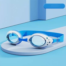 Kids Swimming Goggles Kids-Goggles: Goggles Kids Swim Anti Fog, No Leak and UV 400 Comfort for Girls Boys Children Age 4-16 (Blue)