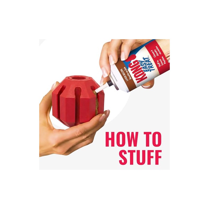 Kong Kong Stuff-A-Ball Dog Toy - Small, Red, Pack of
