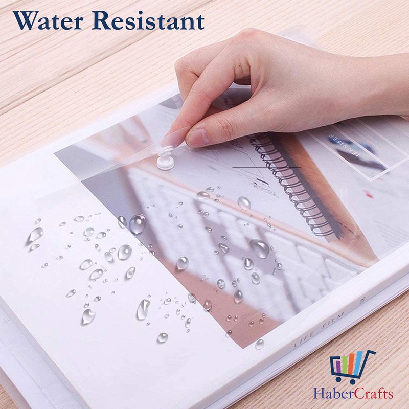 A5 Plastic Wallets Clear Popper Wallet Envelope Folders Transparent School