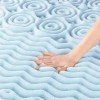 Mellow 4 Inch 5-Zone Memory Foam Mattress Topper, Cooling Gel