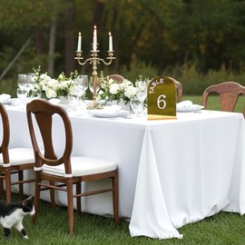 15 hermosos números de mesa de boda dorados del 1 al 15 con soportes, elegantes carteles acrílicos de doble cara de 5 x 7 pulgadas, numerados, la decoración perfecta para tu recepción de boda o