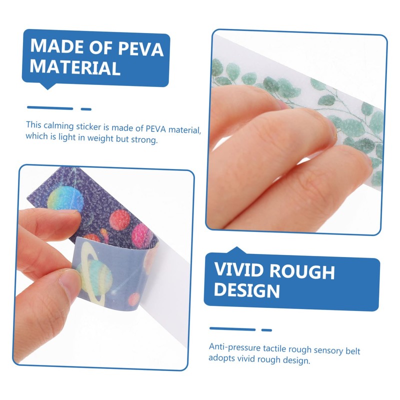 SHOWERORO Calm Sticker Pack 10pcs Anxiety Reduction Decals Pressure Relief