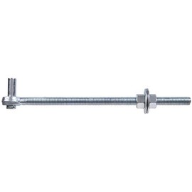 Hardware Essentials Zinc Gate Bolt Hook 5/8" x 12", Steel