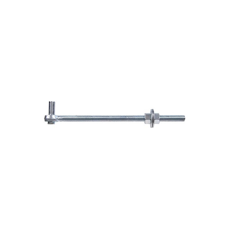 Hardware Essentials Zinc Gate Bolt Hook 5/8" x 12", Steel