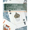 Bullets Playing Cards, Doppelkopf Card Deck for Seniors (French Leaf),