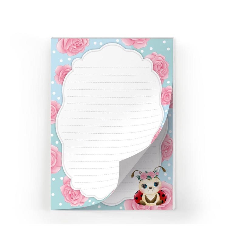 Letter Pad with Envelope for Kids Ladybird Stationery Set for