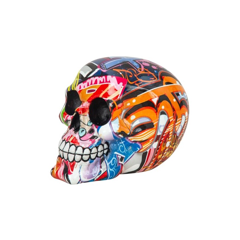 Lifestyle & More Skull Sculpture Decorative Figure Pop Art Made