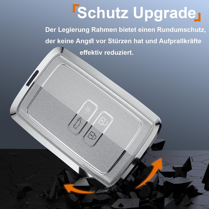 QIULIFAN Key Cover for Renault Megane Clio Captur Kadjar Espace
