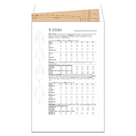 Vogue Men's Coat Sewing Pattern Kit, Design Code V1930, Sizes 40-42-44-46