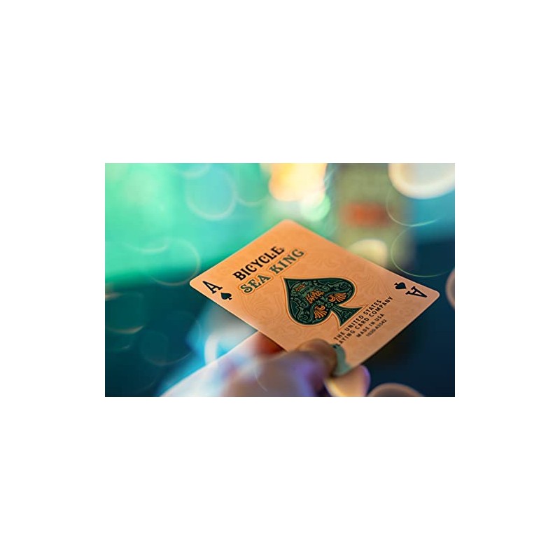 Bicycle Bicycle Sea King Playing Cards, Standard Index, Poker Cards,
