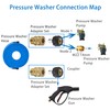 FIXFANS Pressure Washer Hose – 1/4" X 100 FT High