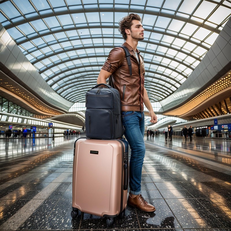 SUIKIHUM Waterproof Laptop Backpack for Men & Women, Flight Approved