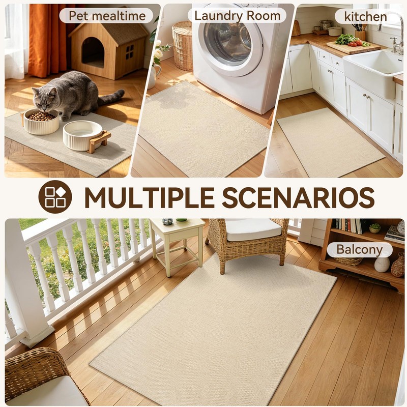 YDKGL Front Door Mat Indoor Entrance Ultra Thin Entry Mat