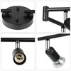 Unicozin LED 8 Light Track Lighting Kit, 54.13'' Black 8