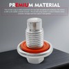 Ferianl M14*1.5 Oil Drain Plug with 5PCS Oil Drain Plug