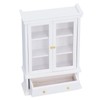 1: 12 Dollhouse Furnitures Miniature Wood Simulation Cabinet Bookcase Bookshelf