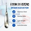SURGIMAC Dental Elevator #60 Spade Elevator Concave Tip Stainless Steel