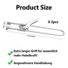 2 Pcs Manual Can Openers, Adjustable Jar Can Openers, Easy