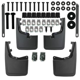 XUKEY 4PCS Mud Flaps Splash Guard for Ford F150 2025 2024 2023 2022 2021 Mudguards Mudflaps Fender Tire Protector Rear Front Car Accessories Replacement