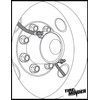 TireMinder Braided Steel Valve Extender Kit for 22 Inch Aluminum