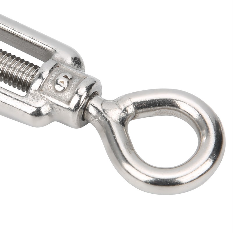 10pcs Eye and Eye Turnbuckle Wire Tensioner Strainer Stainless Steel