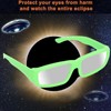 4Pcs Solar Eclipse Observation Glasses Protective Portable Sun Viewing Glasses
