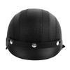 Half Helmet Breathable Sun Blocking Retro Safe PU Leather Motorcycle