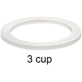 Junta de silicona de repuesto para cafetera de café expreso, moka, junta tórica de goma de silicona para cafeteras de 1, 2, 3, 6, 9, 12 tazas (para 3 tazas)