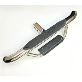 LEDIN 2" Receiver Truck Heavy Duty Steel Tow Hitch Step Bar Guard Drop Step Chrome New