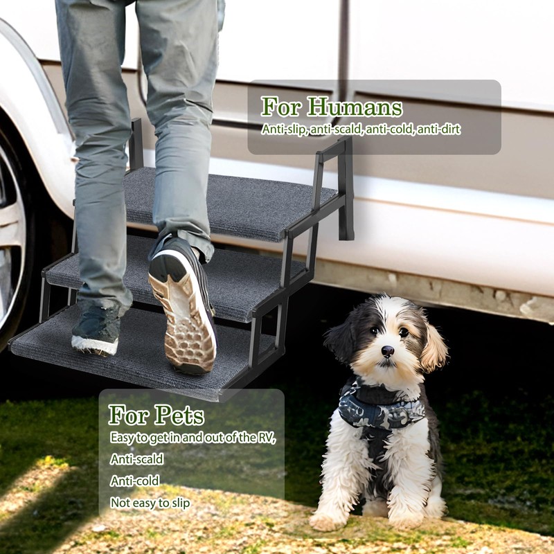 HOMEE RV Step Covers 3 Packs, Camper Step Covers 23