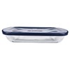 Anchor Hocking Oven Basics 4 Piece Bake-N-Take Bakeware Set, Navy