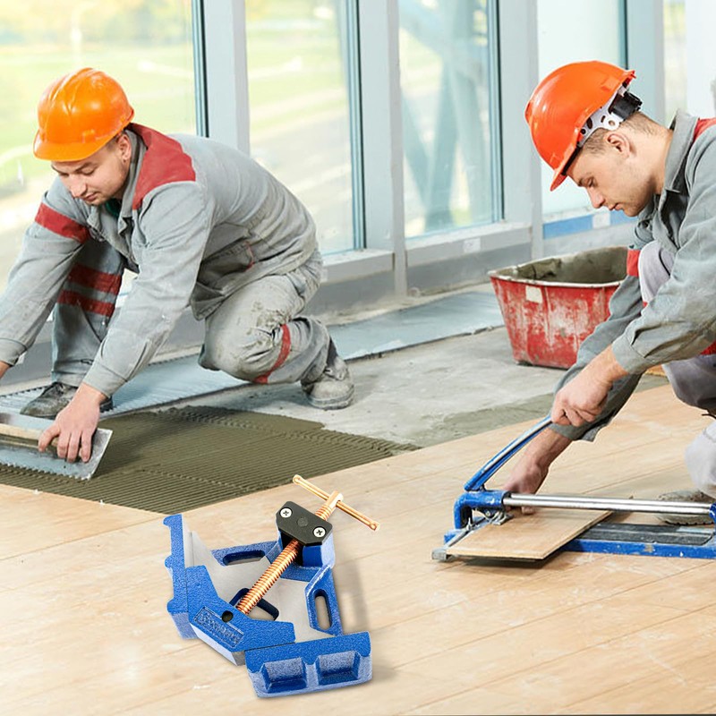 COGNATIVE 4-Inch Cast Iron Welders Angle Clamp, Heavy Duty Right