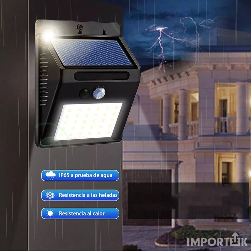 Importeek 25pz Lampara Led Solar Reflector Exterior Jardin Sensor Luz