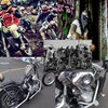 22mm /24mm Length 125mm Non-Piercing End Handlebar Grip Waffle Sole