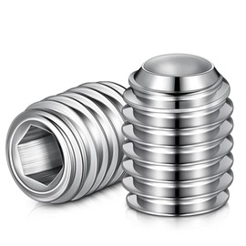 Yaocom 2 Piece RP25620 Set Screw Compatible with Delta Faucet Set Screw #10-32 x 1/4 inch Stainless Steel Allen Head Hexagon Screws