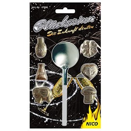 Nico 84100994 New Year's Eve Casting (6 Tin Casting), Multi-Coloured