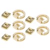 5Pcs Purse Clasp Alloy Material High Hardness Long Service Life