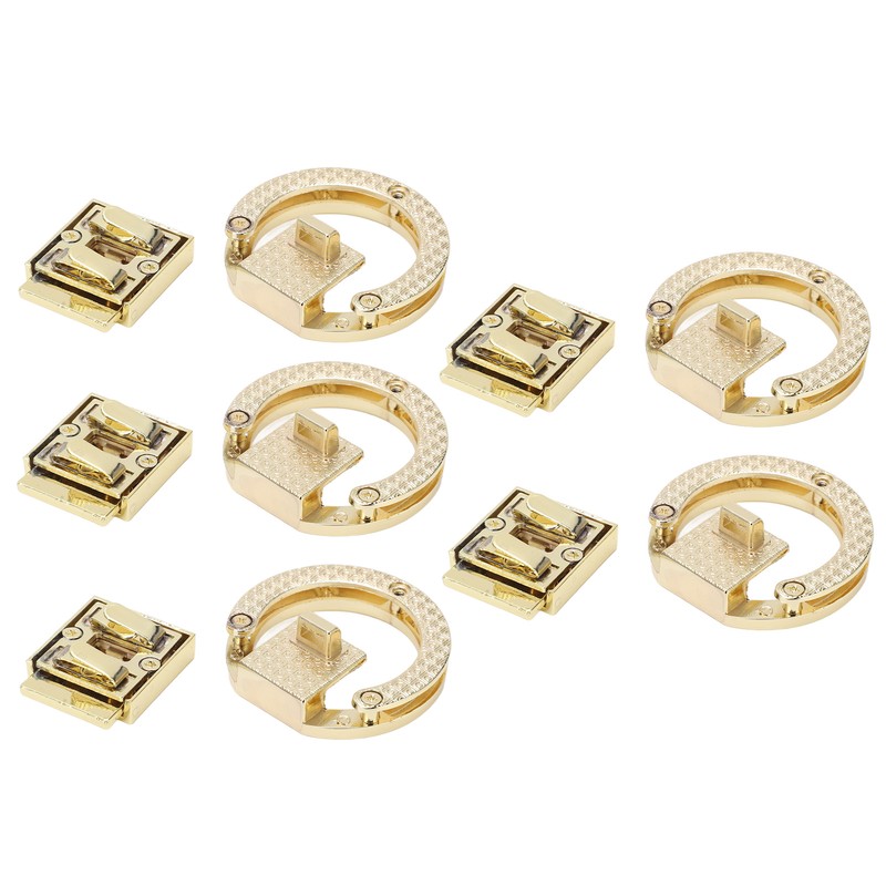 5Pcs Purse Clasp Alloy Material High Hardness Long Service Life