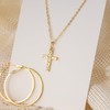 Aidomiya Cross Necklace for Women 14K Gold Cross Necklaces for