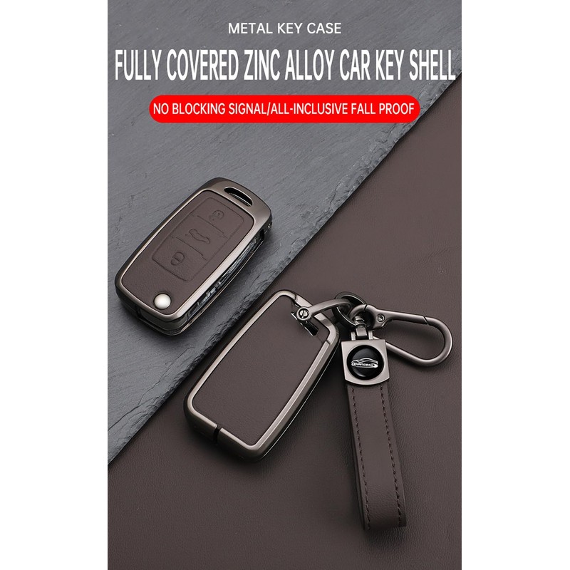 ontto Car Key Case for VW Bora Golf 5 6