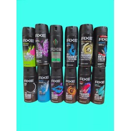 Assorted 6PKAxe Deodorant Body Spray Assorted Scents 150ml
