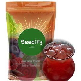 seedify™ All-in-One Plant Protein & Super Greens Powder with 13 Probiotics & Superfoods, Vegan Meal Replacement Shake for Gut Health, Digestion & Bloating Relief, Beet Root Flavor, 1.59Oz