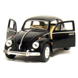 5 1967 Volkswagen Classic Beetle 1:32 Scale (Black) by Kinsmart by Kinsmart