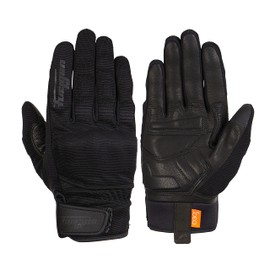 Furygan Jet D3O Lady - Women's Motorcycle Gloves - Summer Gloves - Breathable & Lightweight - D3O Impact Protection - Touch Screen, Black, M, 4486